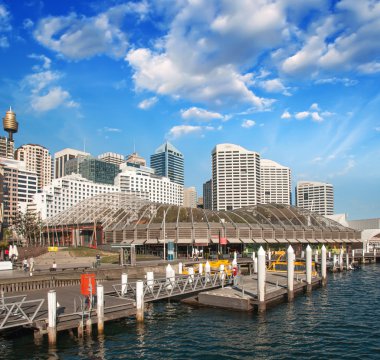 sydney güzel manzarası ile şehir gökdelenler