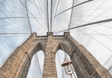 Günbatımında Brooklyn Köprüsü, New York