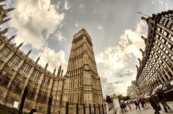 Όμορφη θέα του Λονδίνου, με ορόσημα της πόλης — Φωτογραφία Αρχείου