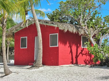 caribbean Beach güzel renkli evleri