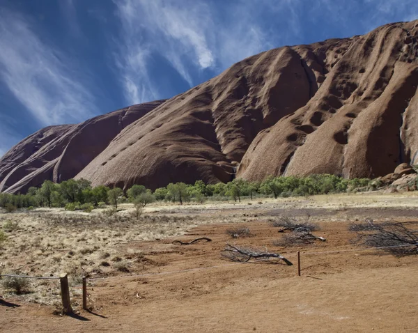 Nuvole sopra l'entroterra australiano — Foto Stock