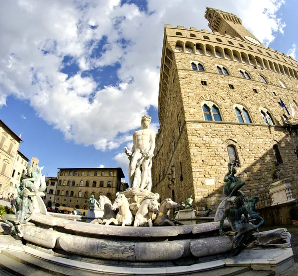 Piazza della signoria, Florencja — Zdjęcie stockowe
