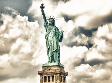 Özgürlük Anıtı, new york c sembolü yukarı doğru harika manzarasını