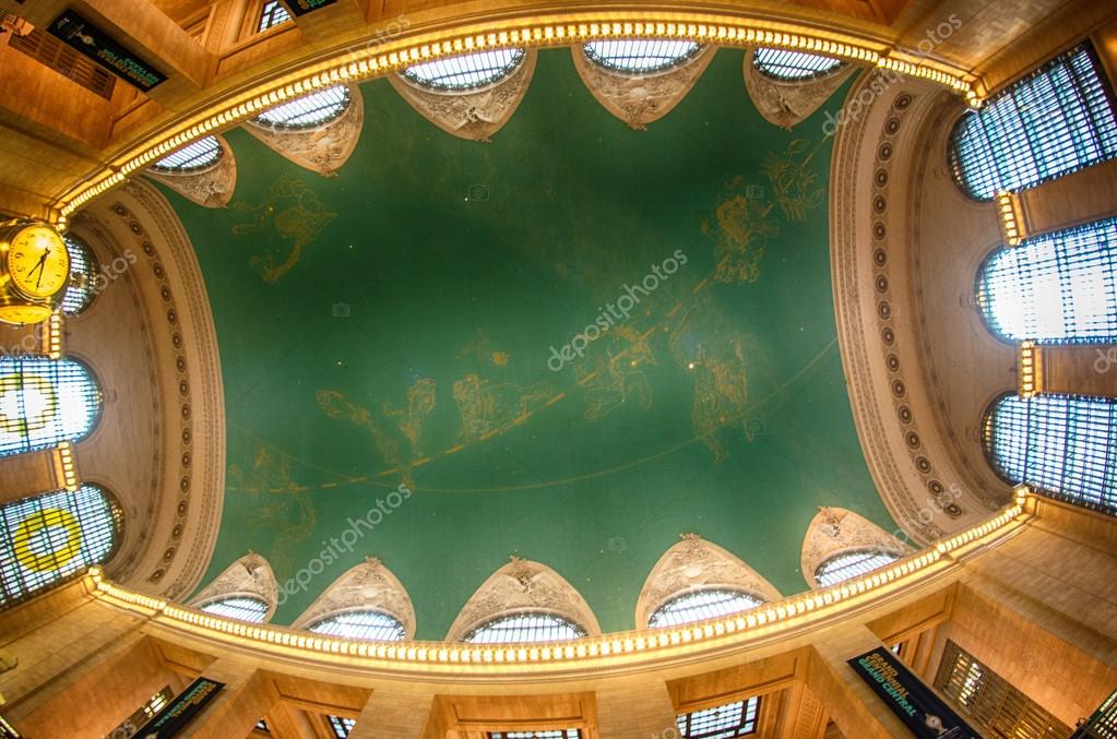 Die Sternbilddecke Des Grand Central Terminal New York