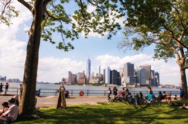 New York City - Haziran 9: Turist zevk valiler Adası