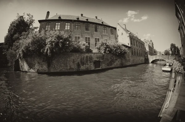 Architettura e Colori di Bruges — Foto Stock