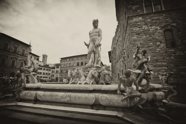 Piazza della signoria, Florença — Fotografia de Stock