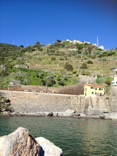 Mooie scenario van cinque terre in lente seizoen, Italië — Stockfoto