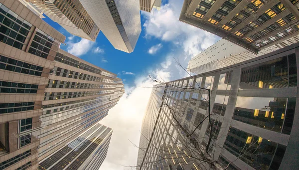 Modern Tall Skyscrapers of Manhattan — Stock Photo, Image