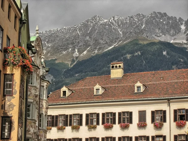 Quintessential building of Innsbruck, Austria — Stock Photo, Image