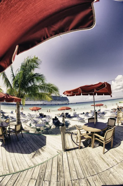 Pláž grand turk, Karibik — Stock fotografie