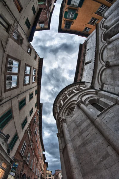 Centru města Lucca, Itálie — Stock fotografie