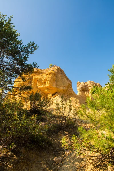 Colorado Provençal près de Rustrel, Vaucluse, Provence - France — Photo