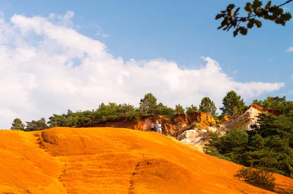 Colorado Provencal near Rustrel, Vaucluse, Provence - France — Stock Photo, Image