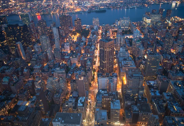 Grattacieli Chelsea e Midtown dall'Empire State Building — Foto Stock