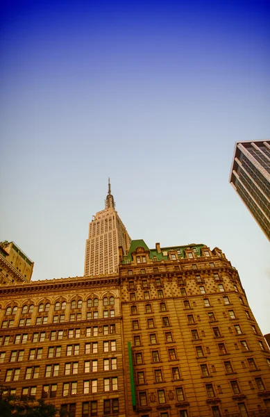 纽约城-君 9: 帝国国家建筑立面的 — 图库照片