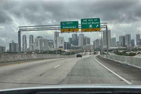 Sinais interestaduais nas rodovias da Flórida — Fotografia de Stock