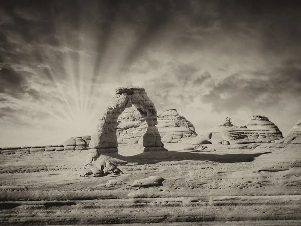 Delicate arch in Arches National Park, Utah — Stock Photo, Image