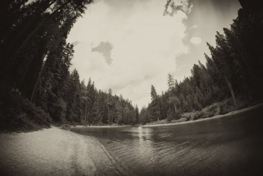 braies lake, İtalya