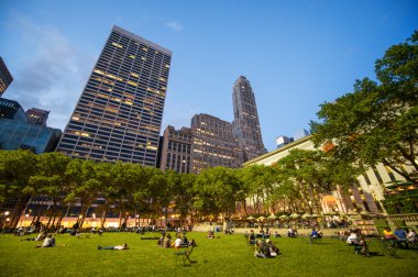 New York City - Haziran 1: insanlar güzel bir akşam keyfi