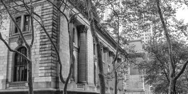 Manhattan sokak görünümü, new york city