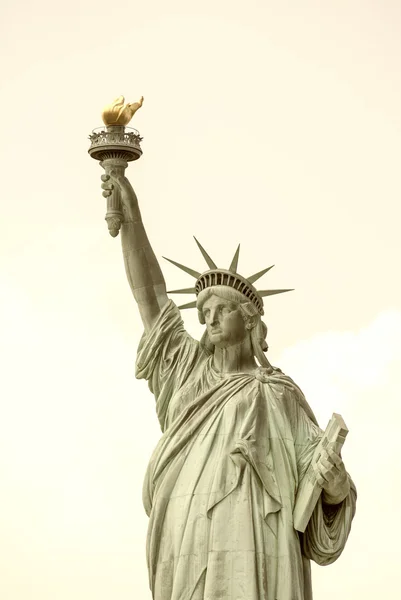 Μεγαλείο του άγαλμα της ελευθερίας - Νέα Υόρκη — Φωτογραφία Αρχείου
