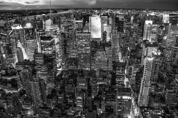 New York City. Wonderful view of Manhattan Skyscrapers.