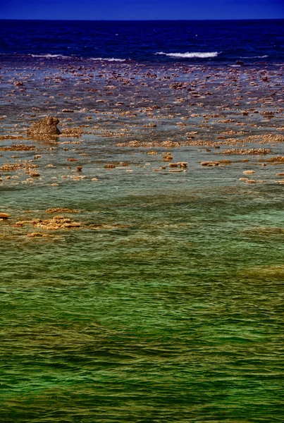 水晶般清澈的大堡礁海域 — 图库照片