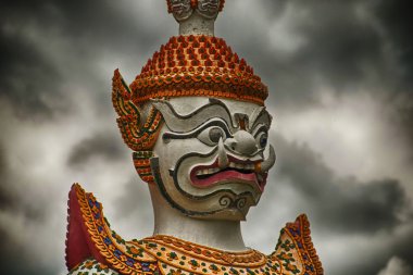 Bangkok, yaz renkleri antik tapınak