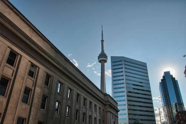 Cityscape av Toronto i vakre sommerfarger – stockfoto
