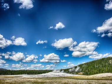 eski sadık, yellowstone Milli Parkı, muhteşem patlama