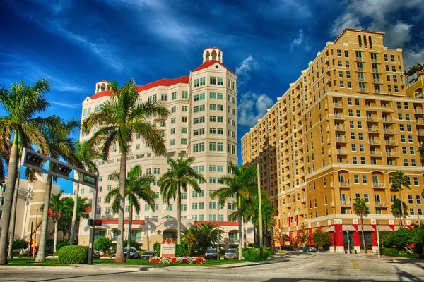 Miami - jan 3: krásné město architektury a barvy v zimě, — Stock fotografie