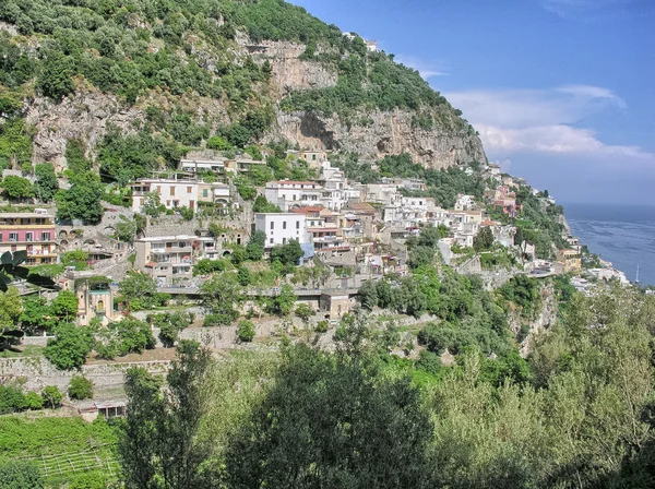 Bella vista sulla Costiera Amalfitana - Italia, Costiera Amalfitana — Foto Stock