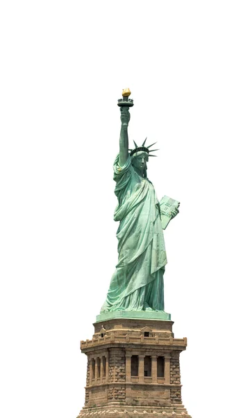 The Statue of Liberty in New York City. American symbol, isolate — Stock Photo, Image