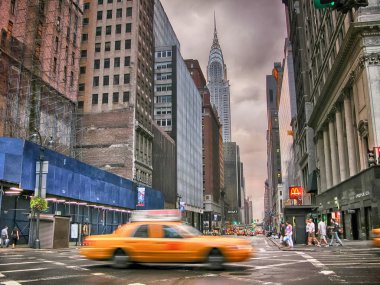 New york - Ağustos 2: chrysler Binası cephe, üzerinde augus resmedilmiştir.