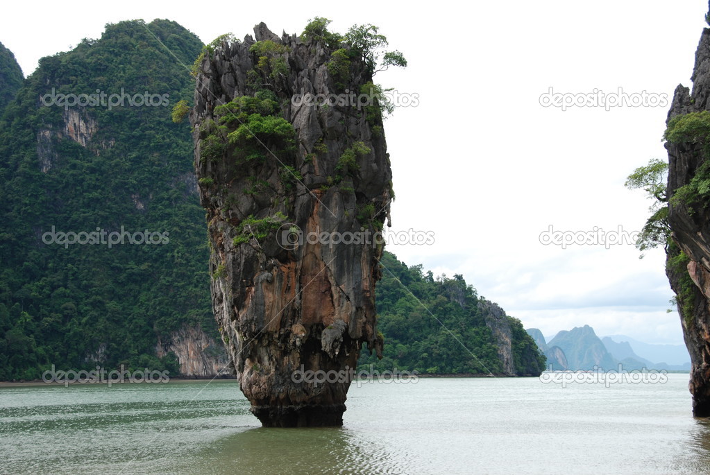Phang Nga Bay rocks, James Bond Island, Thailand
