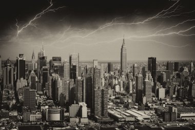 Batı midtown ve chelsea - annenle muhteşem helikopter görünümü