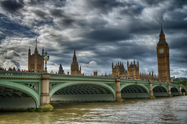 Londres, Royaume-Uni - Palais de Westminster (Chambres du Parlement ) — Photo