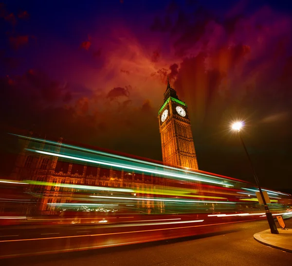 Big Ben avec les Chambres du Parlement — Photo