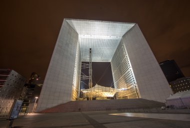 Paris - Aralık 1: grand kemer (la grande arche de la defense) Aralık