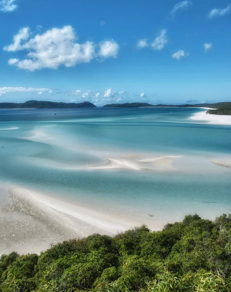 Great Barrier Reef, Australia. Wonderful Whitehaven Beach in the — Stock Photo, Image