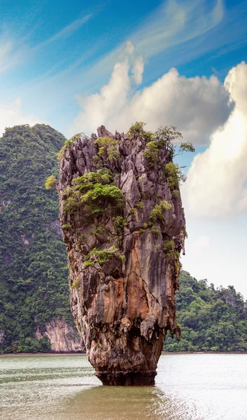 Güzel manzara, phang nga defne kayalar, james bond Adası, thaila — Stok fotoğraf