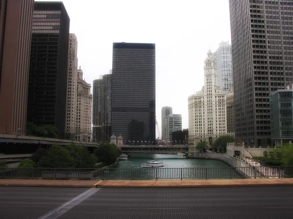 Chicago, Stany Zjednoczone Ameryki. centrum wieżowce — Zdjęcie stockowe