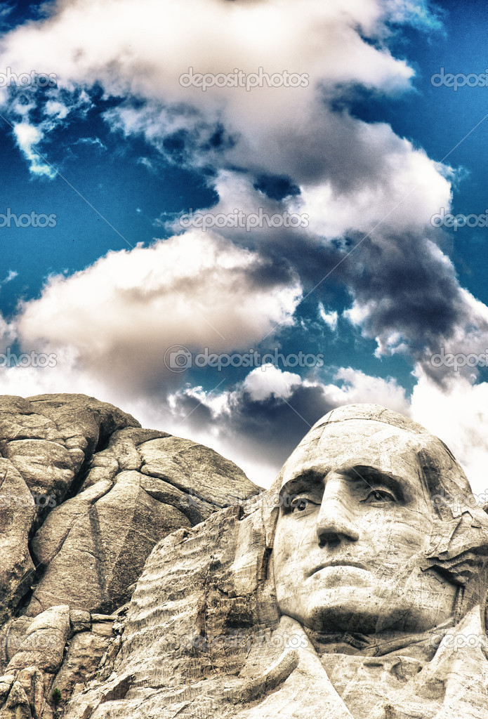 Mount Rushmore - George Washington sculpture