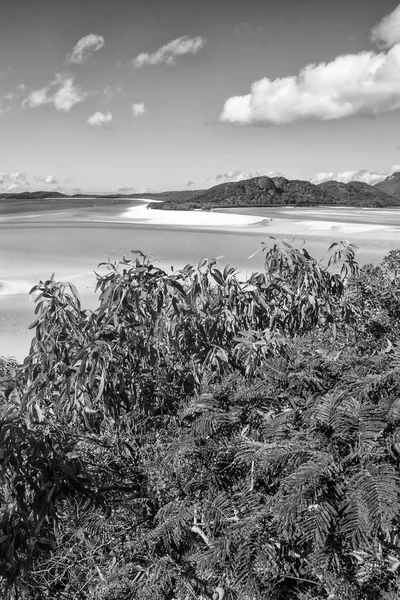 Whitehaven beach, queensland - australien. Hügelbucht — Stockfoto