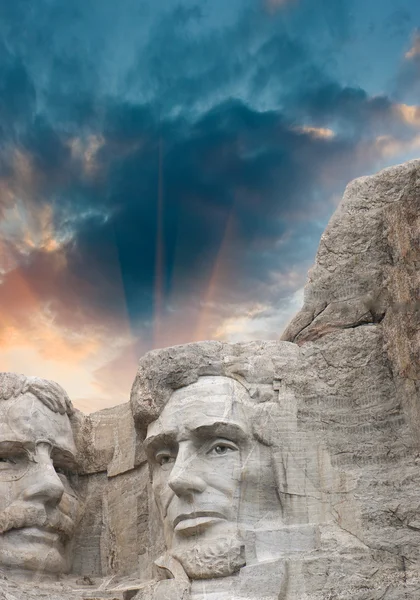 Monumento Nacional Monte Rushmore en Dakota del Sur . Imagen de stock