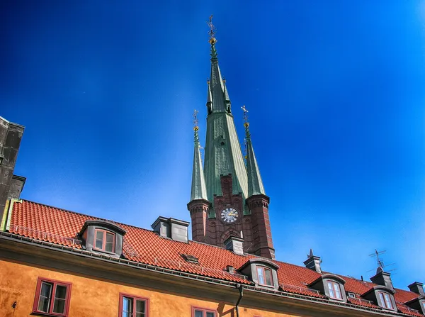 Estocolmo, Suecia. Hermosa arquitectura de ciudad — Foto de Stock