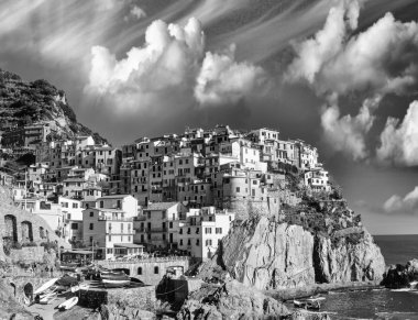 manarola, cinque terre görünümünü.