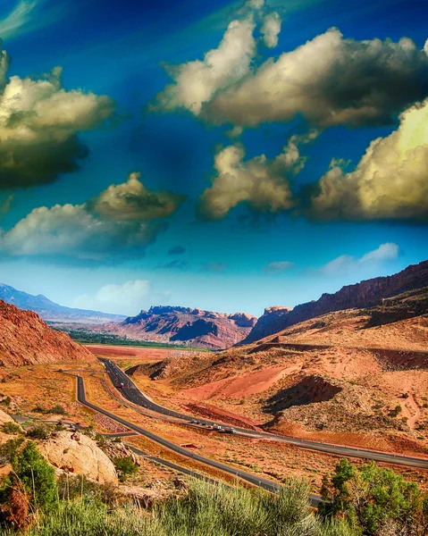 Ökenlandskap i arizona, usa — Stockfoto