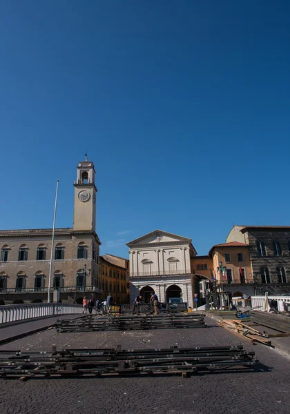 Preparativi per Gioco del Ponte — Foto Stock